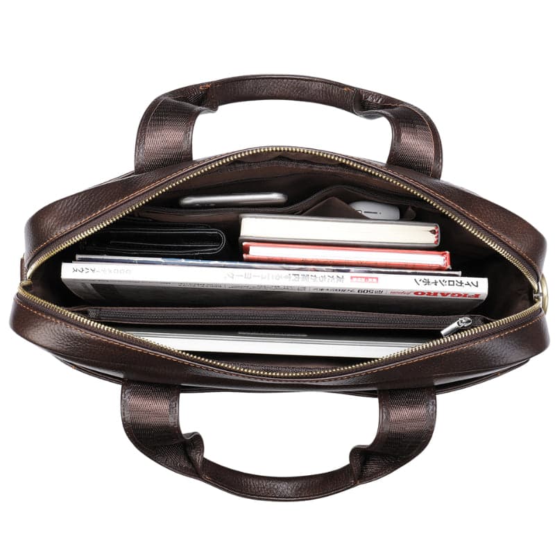 Quirvex™ Prestige 14" Genuine Leather Laptop Bag, photo 11