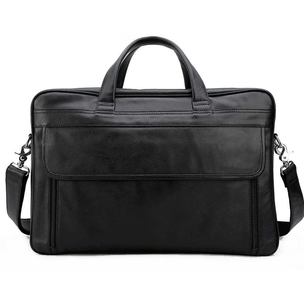 The Johnny Pro Genuine Leather Laptop Briefcase, up to 17"