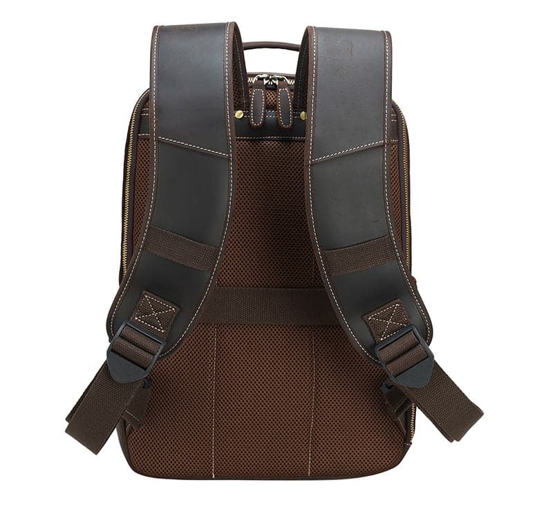 The Barefoot Pro Genuine Leather Laptop Backpack with USB Port, photo 8