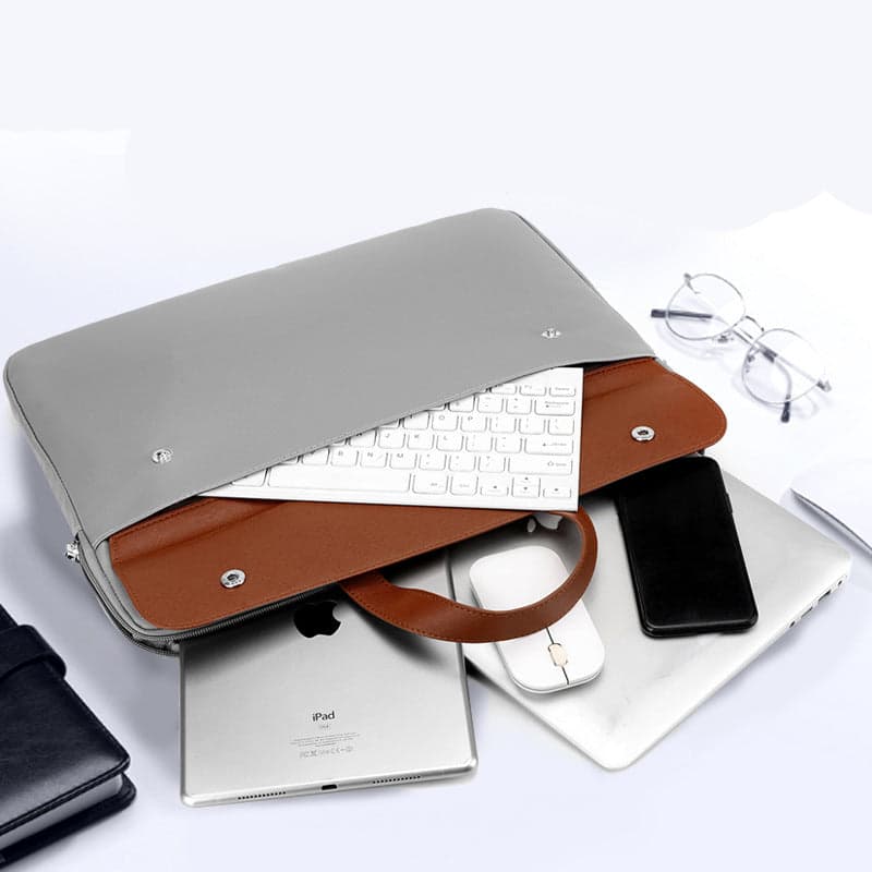 The Peak Pro Lightweight PU Leather Laptop Bag, 13" to 16", photo 8