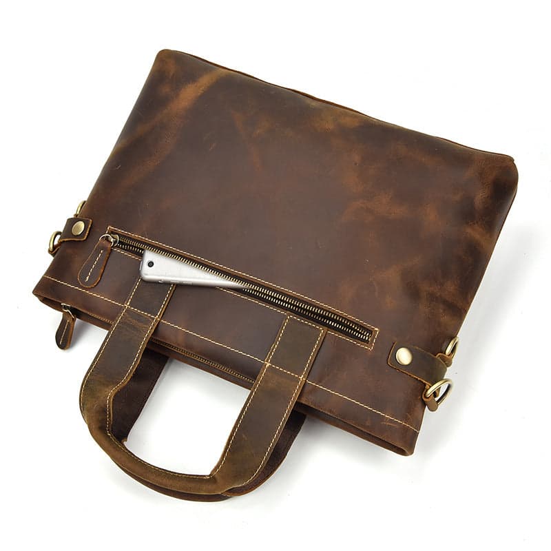 The Hyperflux Supreme Genuine Leather Laptop Briefcase for 16 Inch Laptops, photo 4