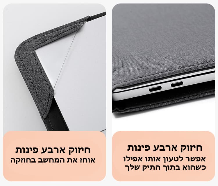 Nebulae Platinum PU Leather Laptop Sleeve, photo 6