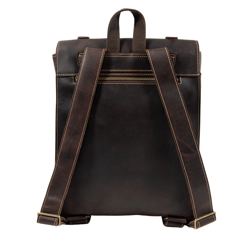 Dravion™ Evolve 20L Retro Leather Laptop Backpack, photo 9