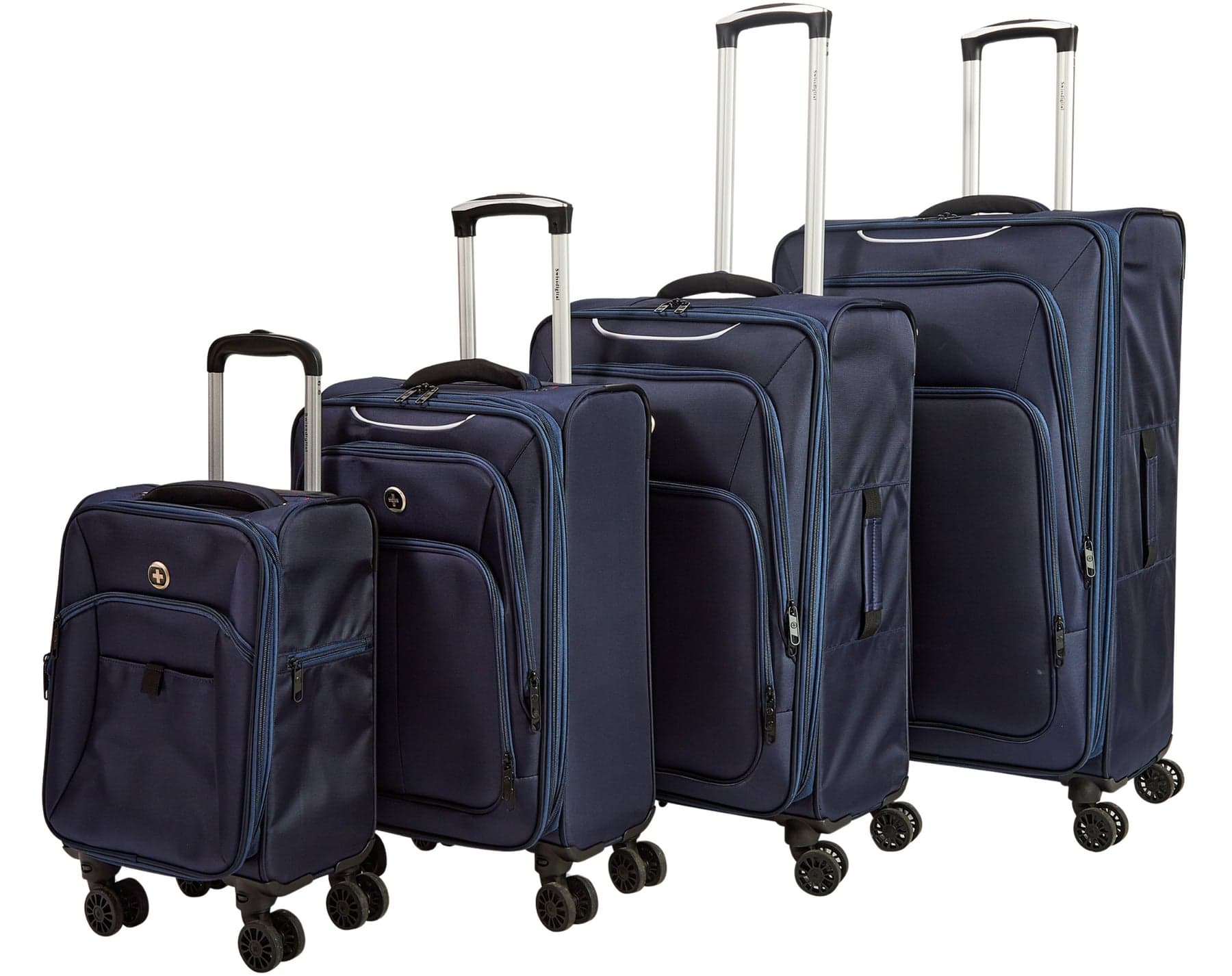 Swiss Digital Ultra Light 4-Piece Suitcase Set, 18", 20", 26" and 29"