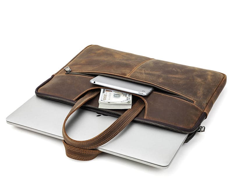 Vanillaโข Genuine Leather Laptop Briefcase, photo 10