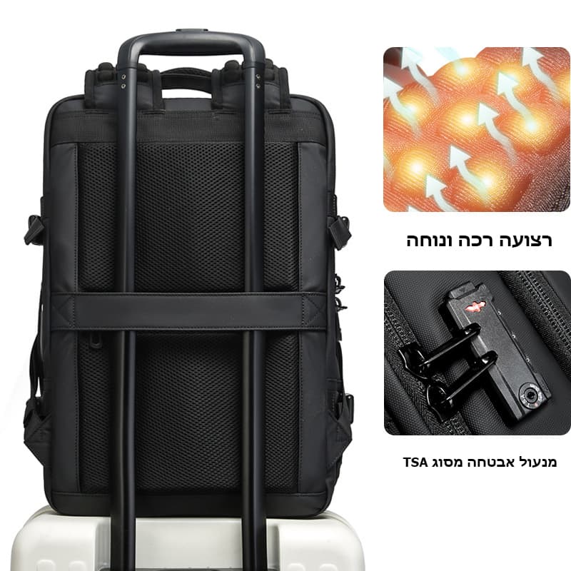 Korvinor Supreme Vacuum 28L Expandable Laptop Backpack, photo 6