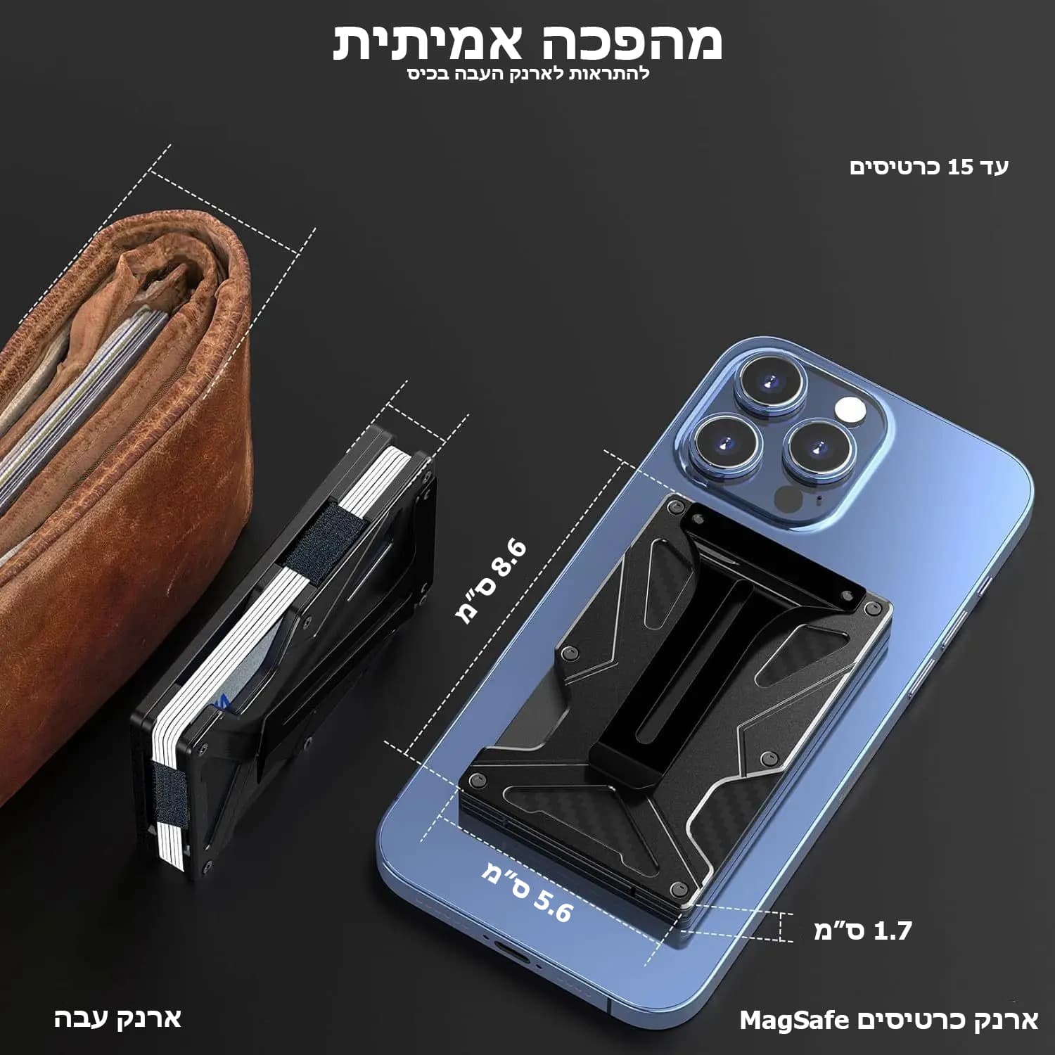 Zayliron™ ProX Slim Magnetic Metal Wallet, photo 5