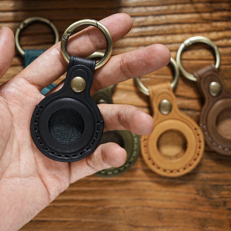 Byzoril™ Slim Leather AirTag Keychain, photo 19