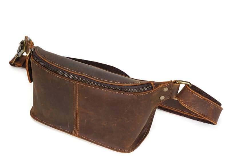 Blitz Platinum Crazy Horse Leather Waist Pouch, photo 10
