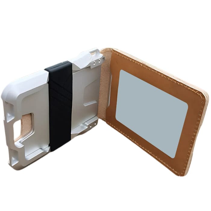 Ylthor™ Elite Aluminum and Leather RFID Wallet, photo 4