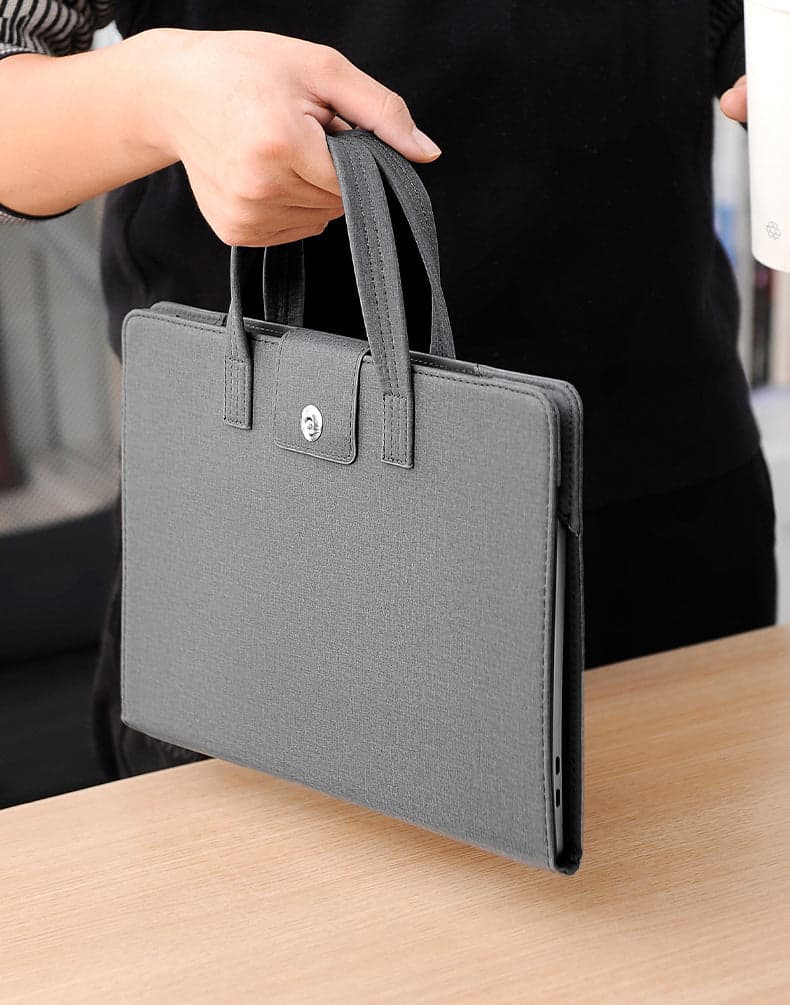 Nebulae Platinum PU Leather Laptop Sleeve, photo 11