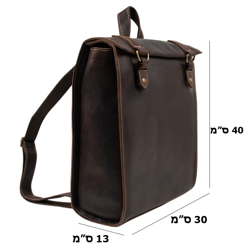 Dravion™ Evolve 20L Retro Leather Laptop Backpack, photo 2