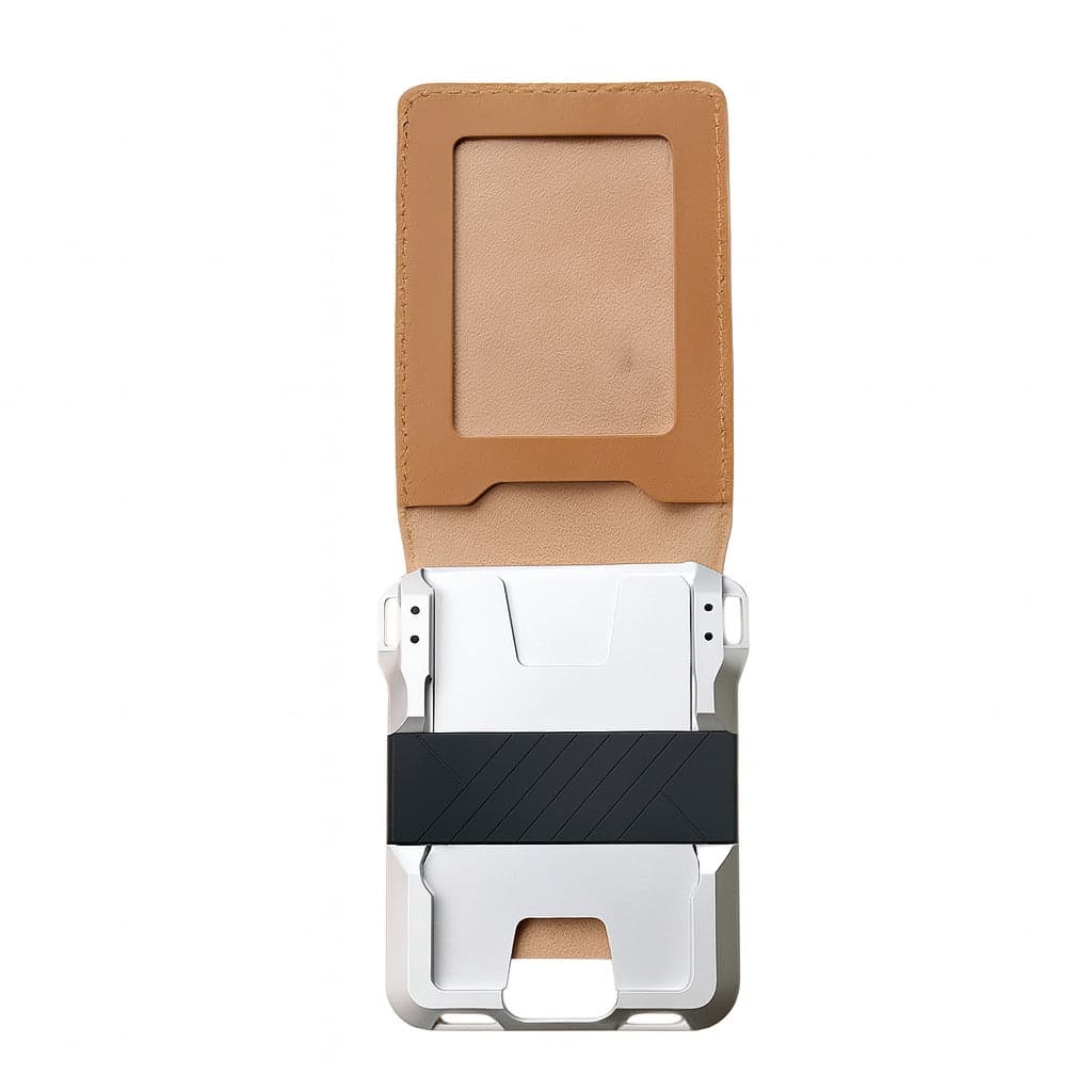 Ylthor™ Elite Aluminum and Leather RFID Wallet, photo 2