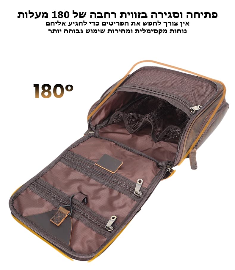 Zarneth™ Xtreme 10L Leather Travel Organizer Bag, photo 2