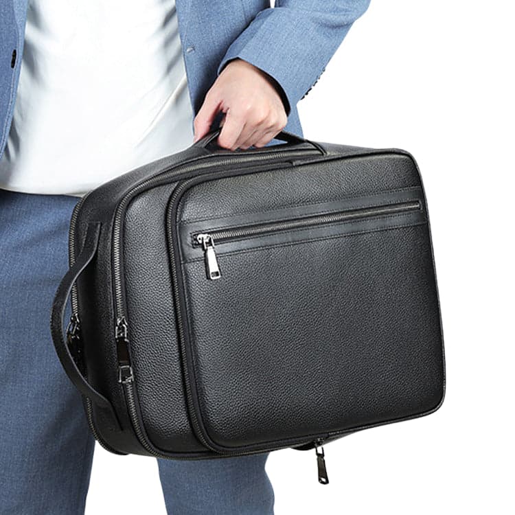The Nebulo™ Elite 18L Leather Laptop Backpack, photo 7