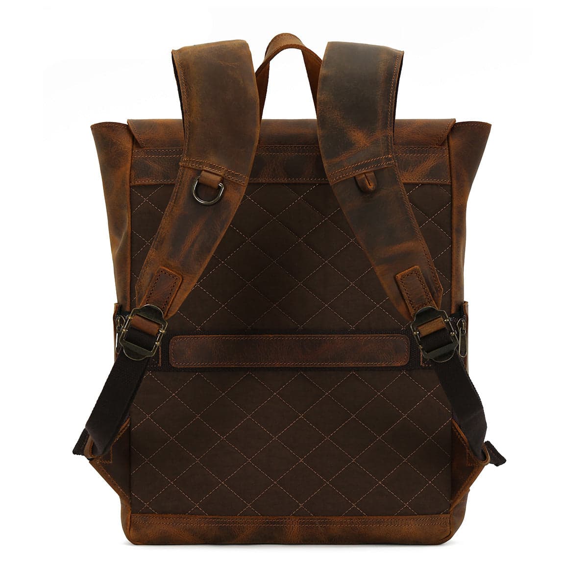 Superchargd Prime Crazy Horse Leather Laptop Backpack, photo 8