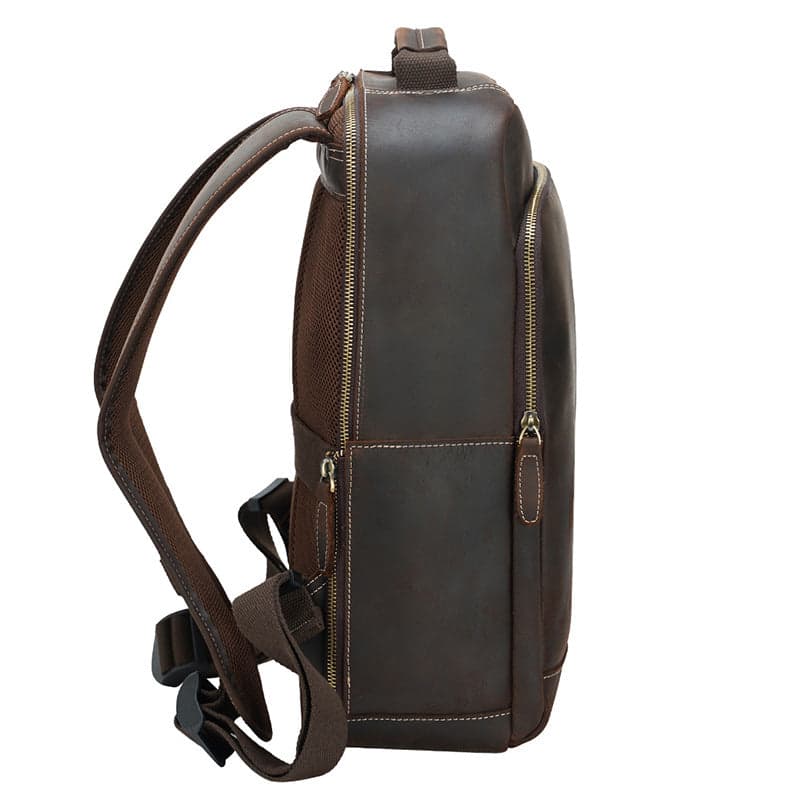 The Barefoot Pro Genuine Leather Laptop Backpack with USB Port, photo 9