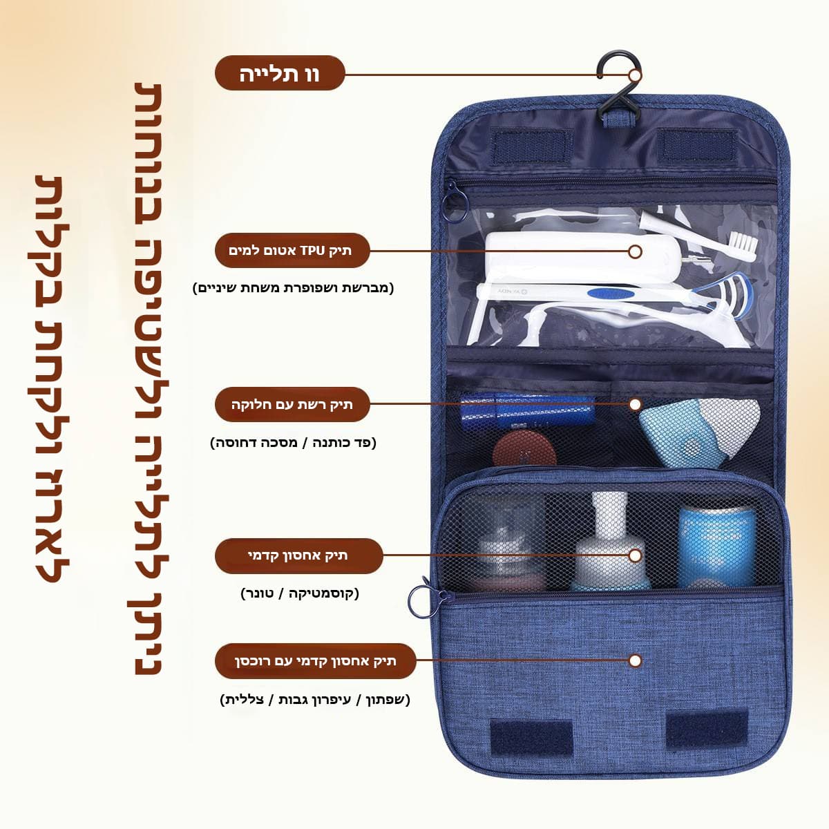 Palverik Platinum 2L Hanging Toiletry Organizer, photo 6