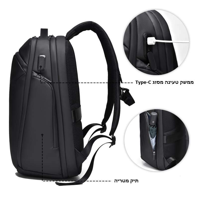 Voyager Max-Tech 25L Laptop Backpack with USB Port, photo 6