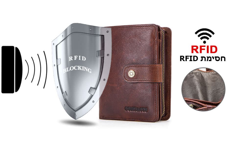 Exorisโข 9-Card Leather Wallet with RFID Protection, photo 6