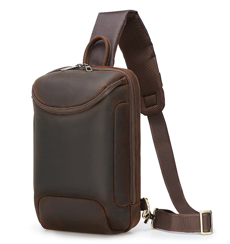 The Anchor™ Pro Crazy Horse Leather Crossbody Bag for 11" Tablets
