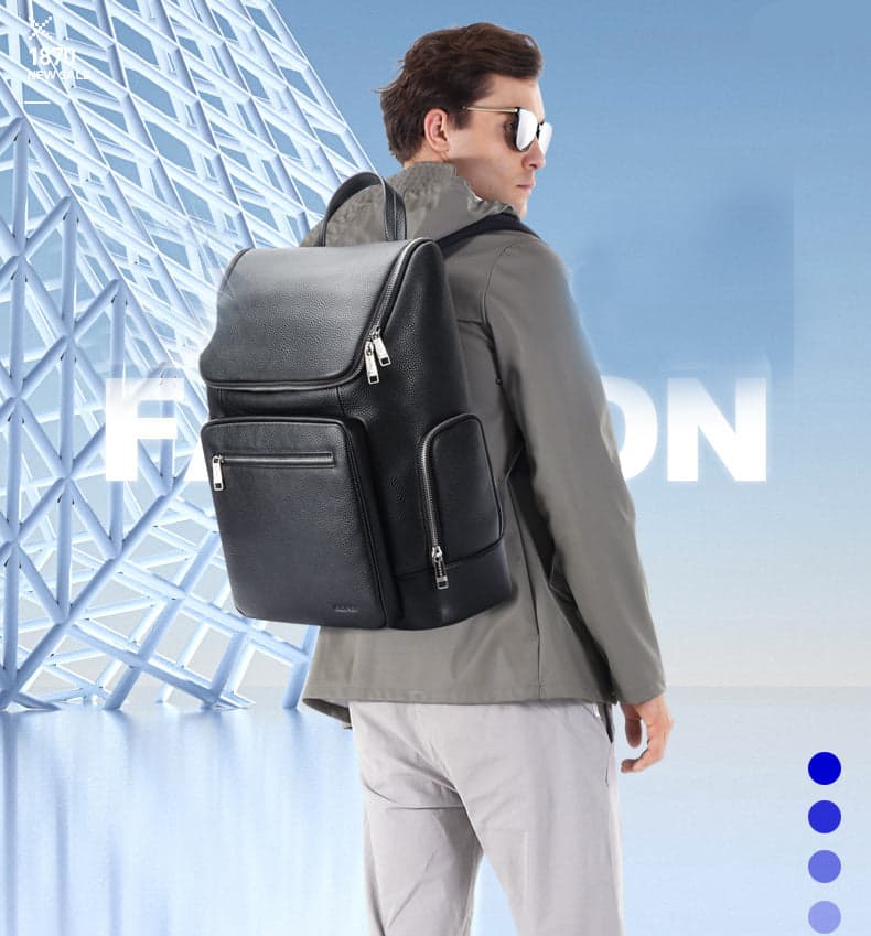 Boulder Pro 20L Genuine Leather Laptop Backpack, photo 12