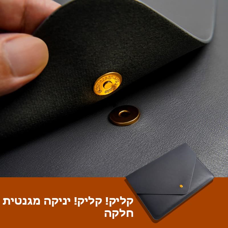 The Mauve™ Pro Microfiber Leather Laptop Sleeve, photo 4
