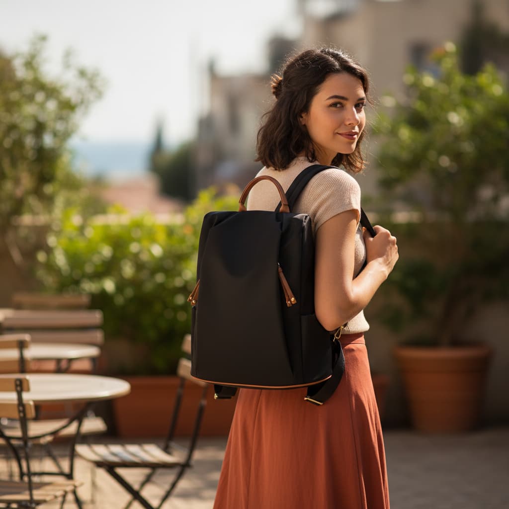 Cascais Women's Anti-Theft Backpack, 530 g, photo 18