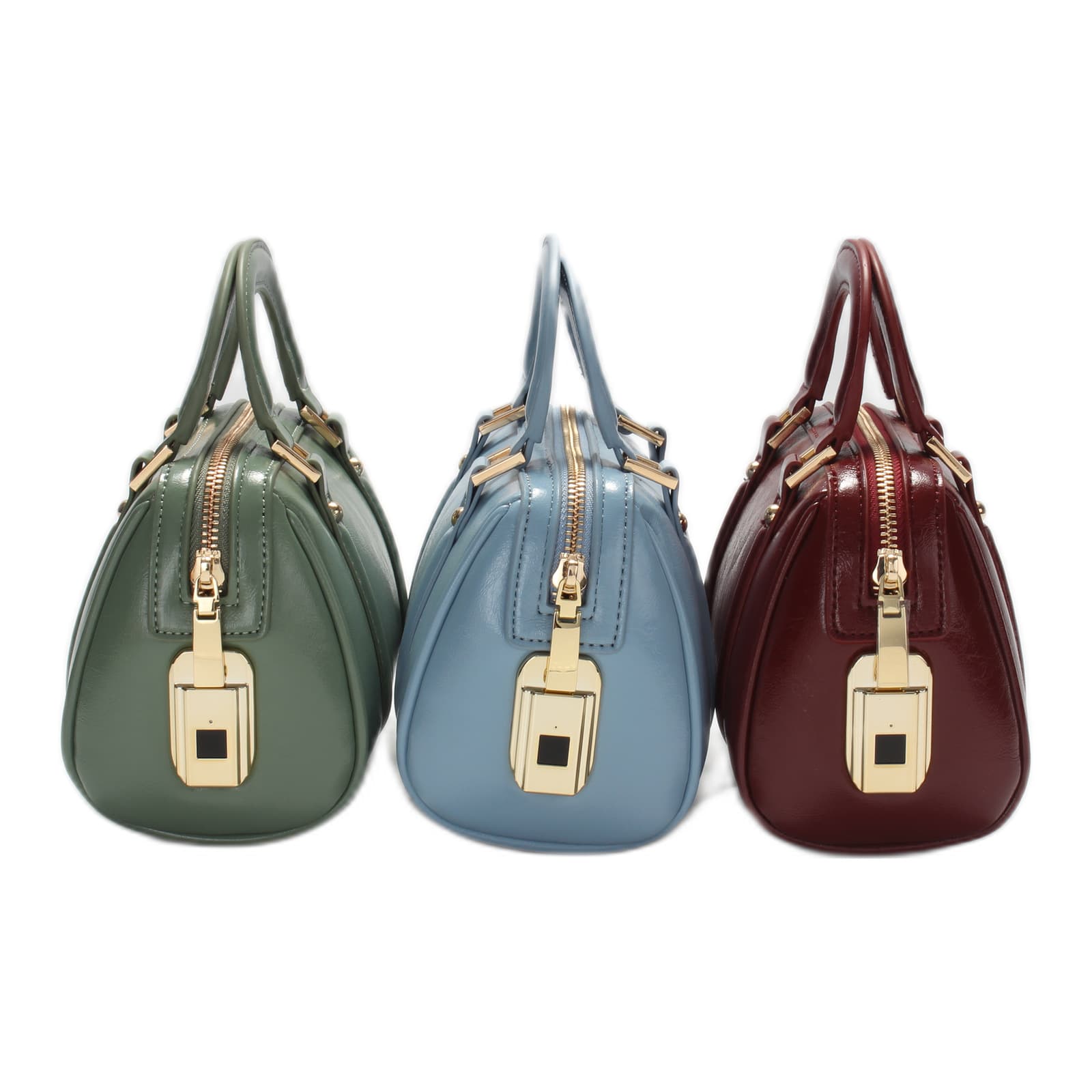 Gstaad Women's PU Leather Fingerprint Lock Handbag, photo 8