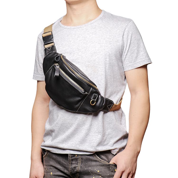 Thrustor Signature Genuine Leather Sling Pouch, photo 3