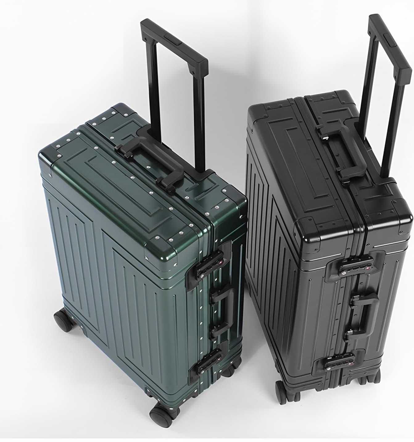 Monaco Aluminum-Magnesium Suitcase with Spare Wheels, photo 13