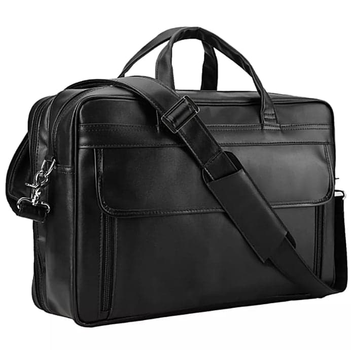 The Johnny Pro Genuine Leather Laptop Briefcase, up to 17", photo 2