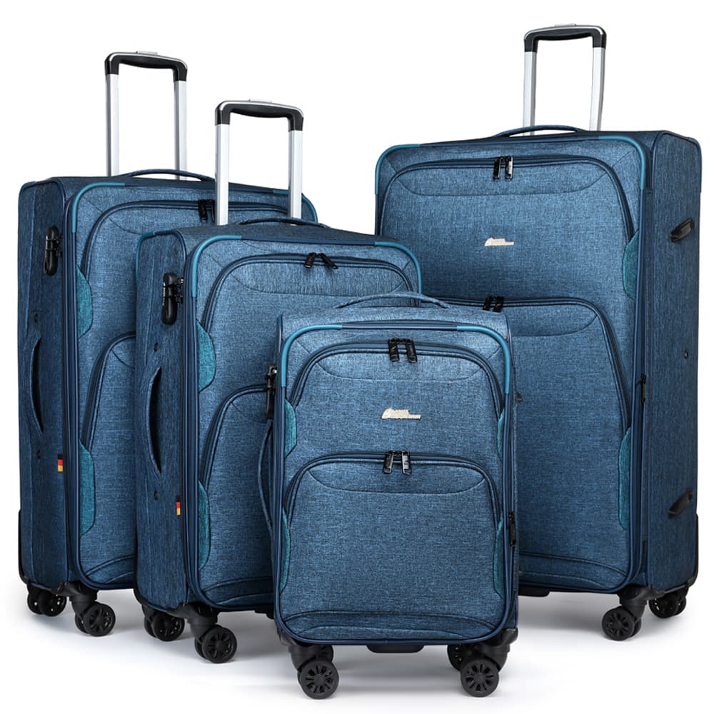 Camel Mountain Platinium Four-Piece Expandable Softshell Suitcase Set, 20 to 32 inch, photo 20