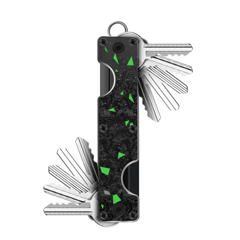 Oxeneris™ Luxe Compact Carbon Fiber Key Organizer