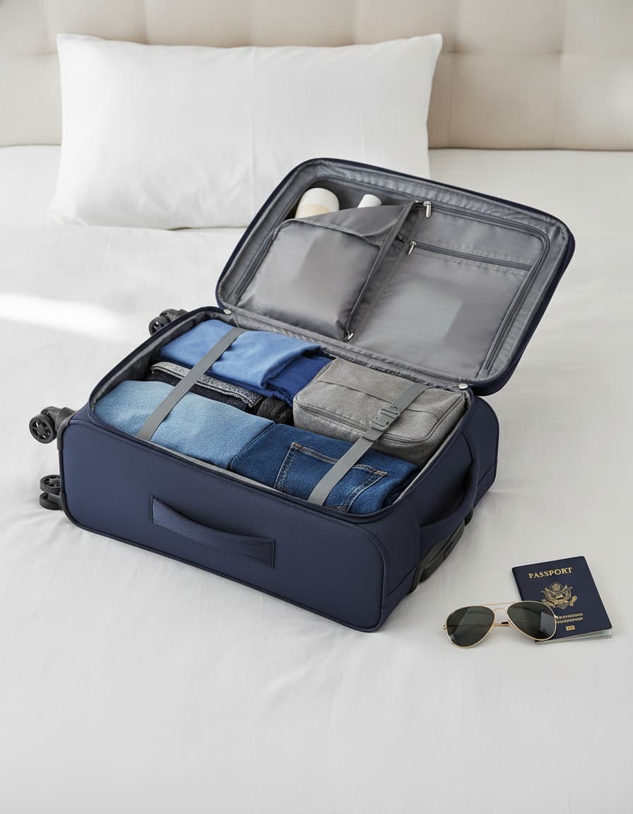 Swiss System 20" Ultralight Carry-On Suitcase, photo 13