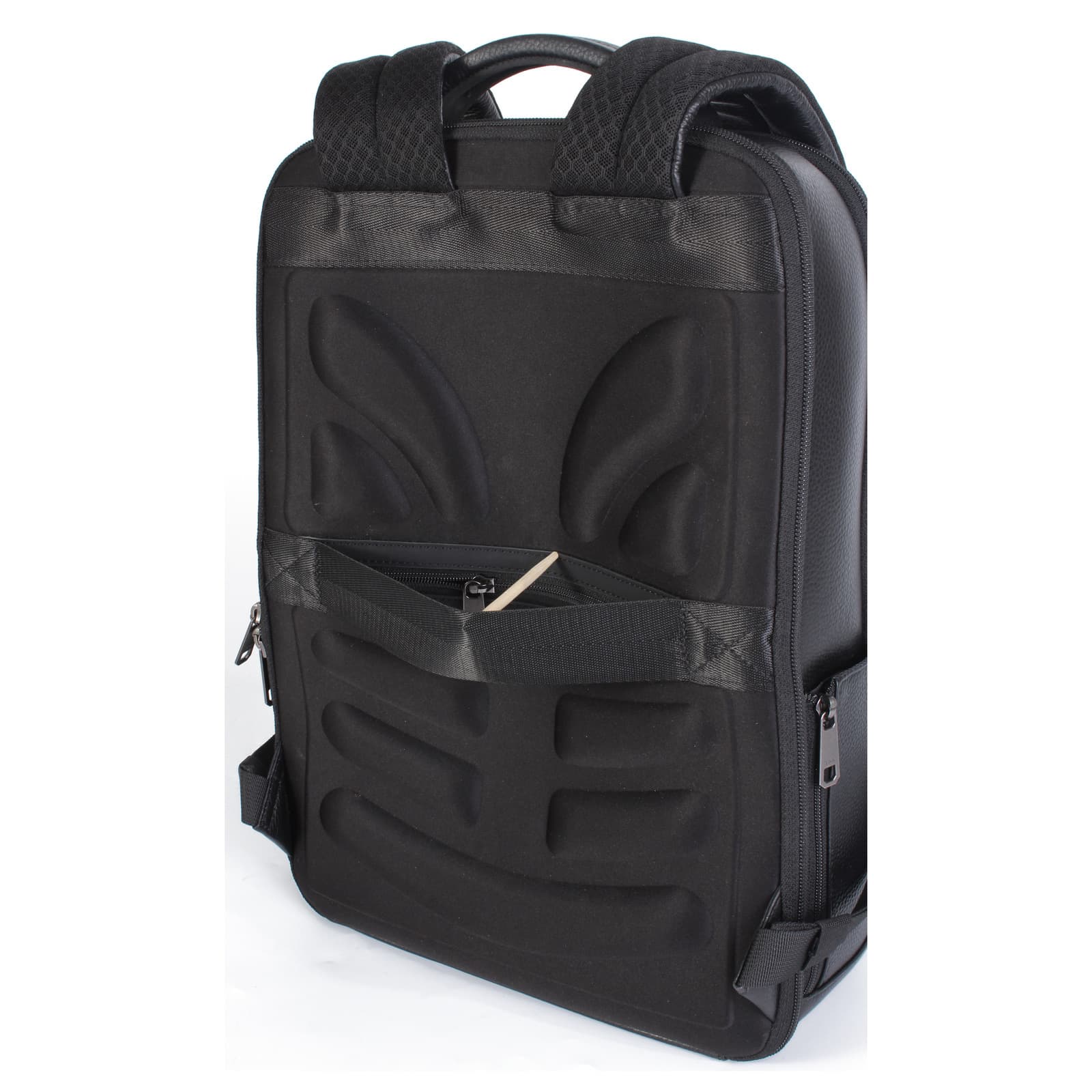 Bern PU Leather Fingerprint Lock Backpack, photo 6