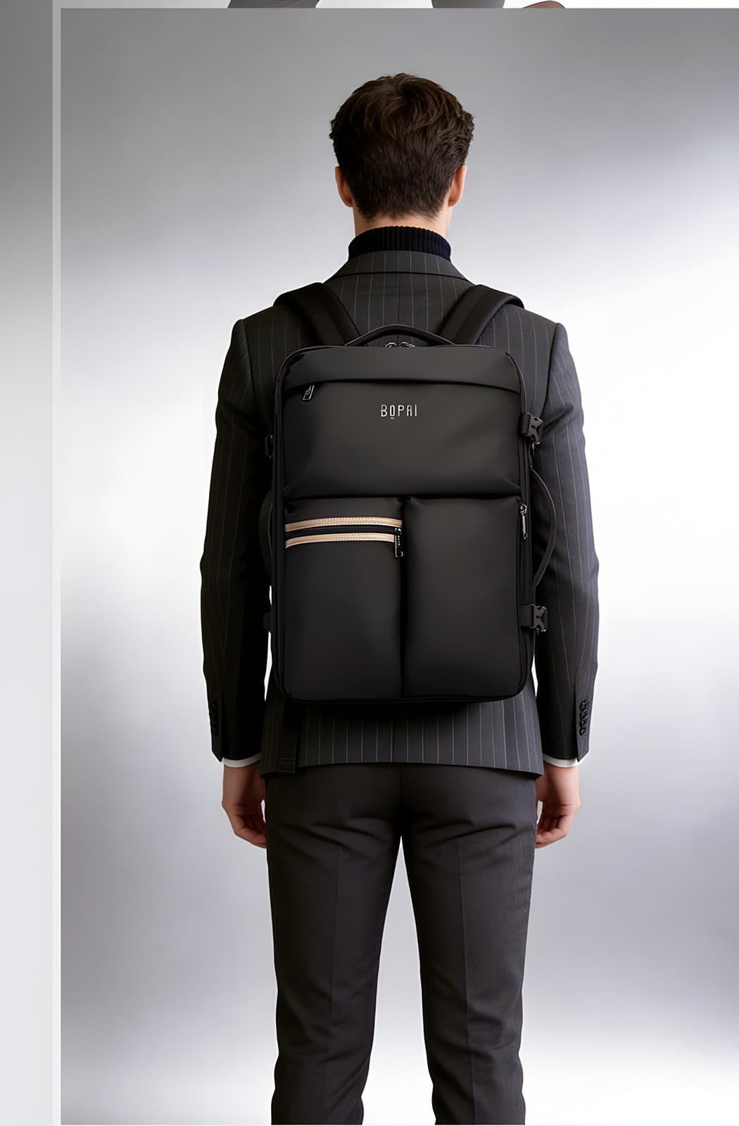 Mantova Men's Expandable Business Travel Backpack, 25 to 30 L, photo 5