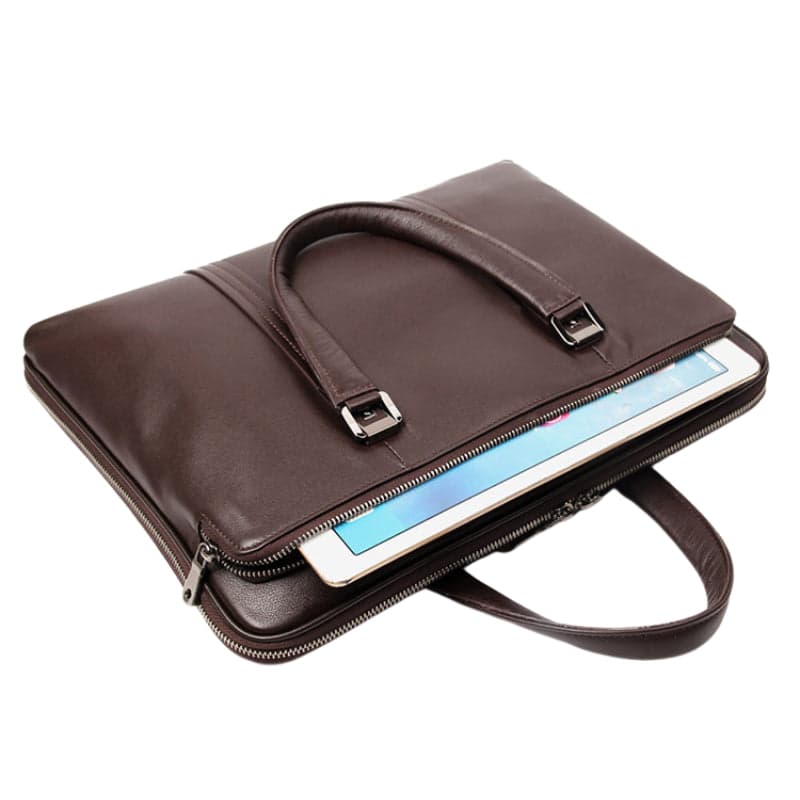 Helythor Plus 7L Genuine Leather Laptop Briefcase, photo 13