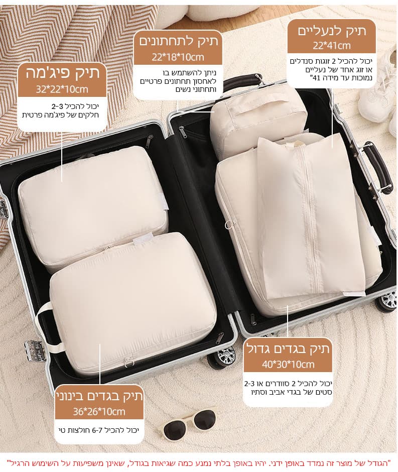 Frost Ultra 6-Piece Packing Organizer Set, photo 4