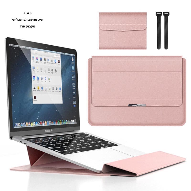 Dynaris™ Prime PU Leather Laptop Sleeve with Stand, photo 17