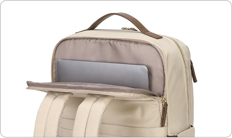 Milano Women's Laptop Backpack with Elastic Side Pockets, photo 7
