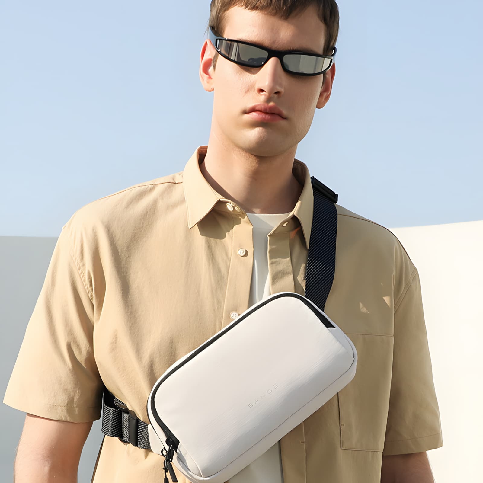 Cagliari Small Chest and Waist Bag with Anti-Theft Pocket, photo 8