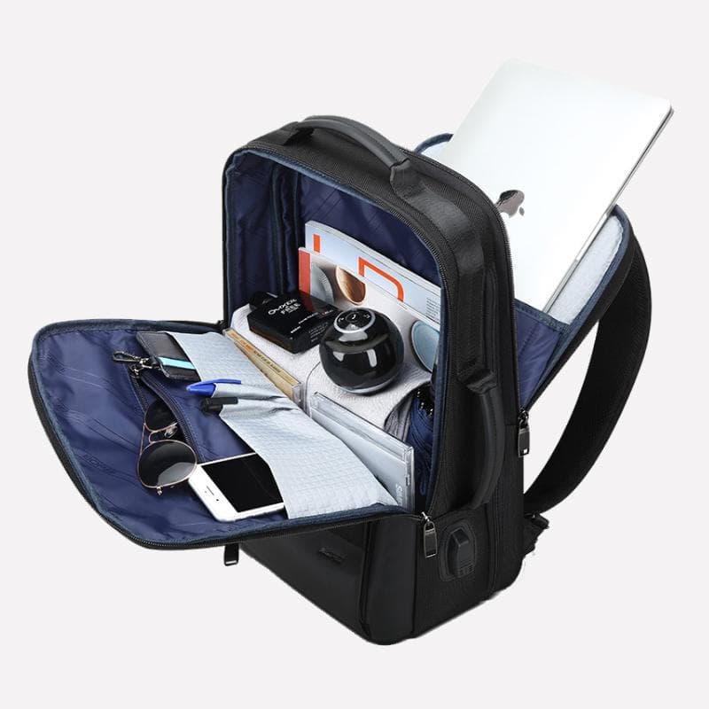 GUI™ Tech Expandable Laptop Backpack with USB Port, photo 13