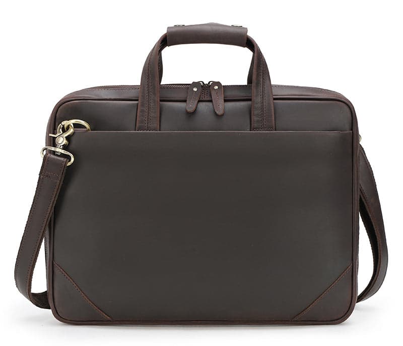 The Nigerian Pro 20L Genuine Leather Laptop Briefcase