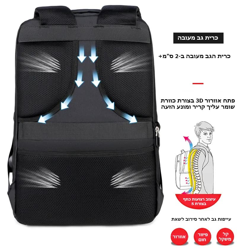 Insertโข Pro Business Laptop Backpack with USB Port, photo 9