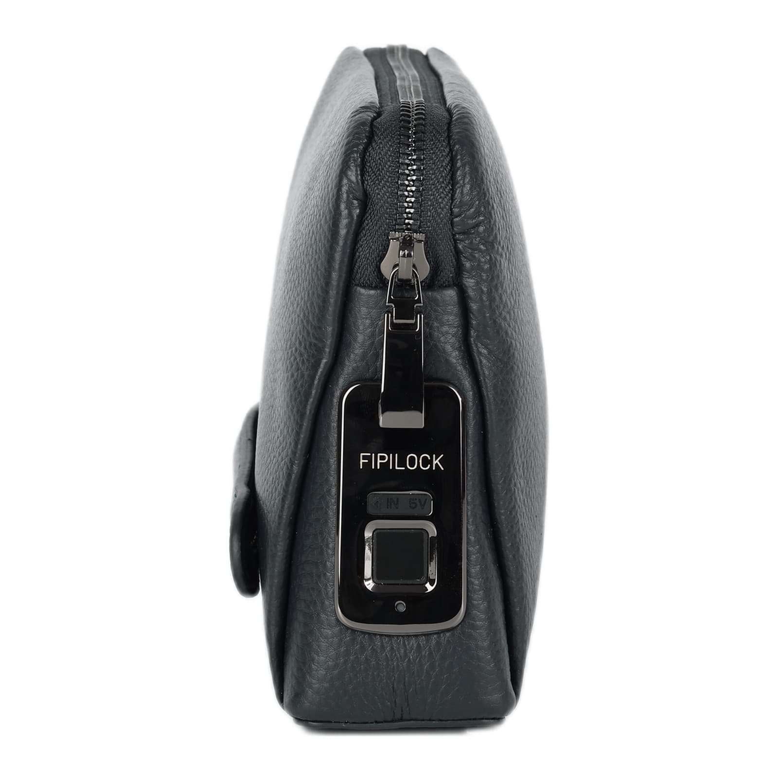 Nuremberg Men's Genuine Leather Fingerprint Lock Clutch, photo 4