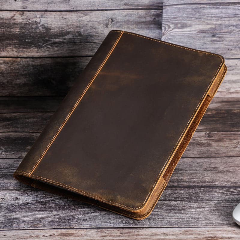The Oyster Pro Genuine Leather Laptop Sleeve for 14 Inch Laptops, photo 3