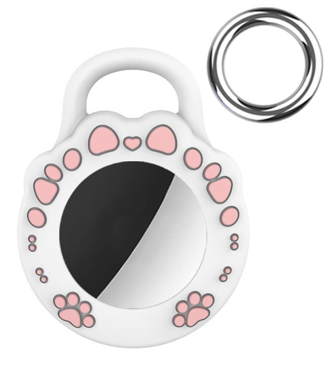 Nina Cat-Paw Silicone AirTag Keychain Case, photo 11
