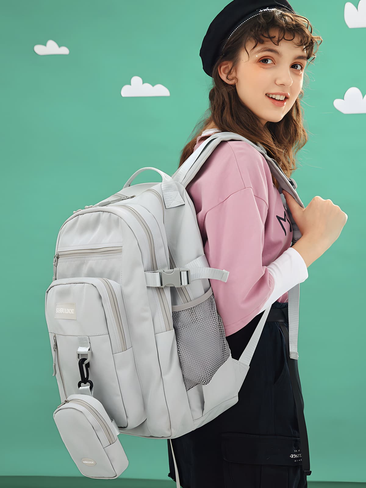 Empyrean Luxe 28L Anti-Theft Laptop Backpack with Trolley Strap, photo 20
