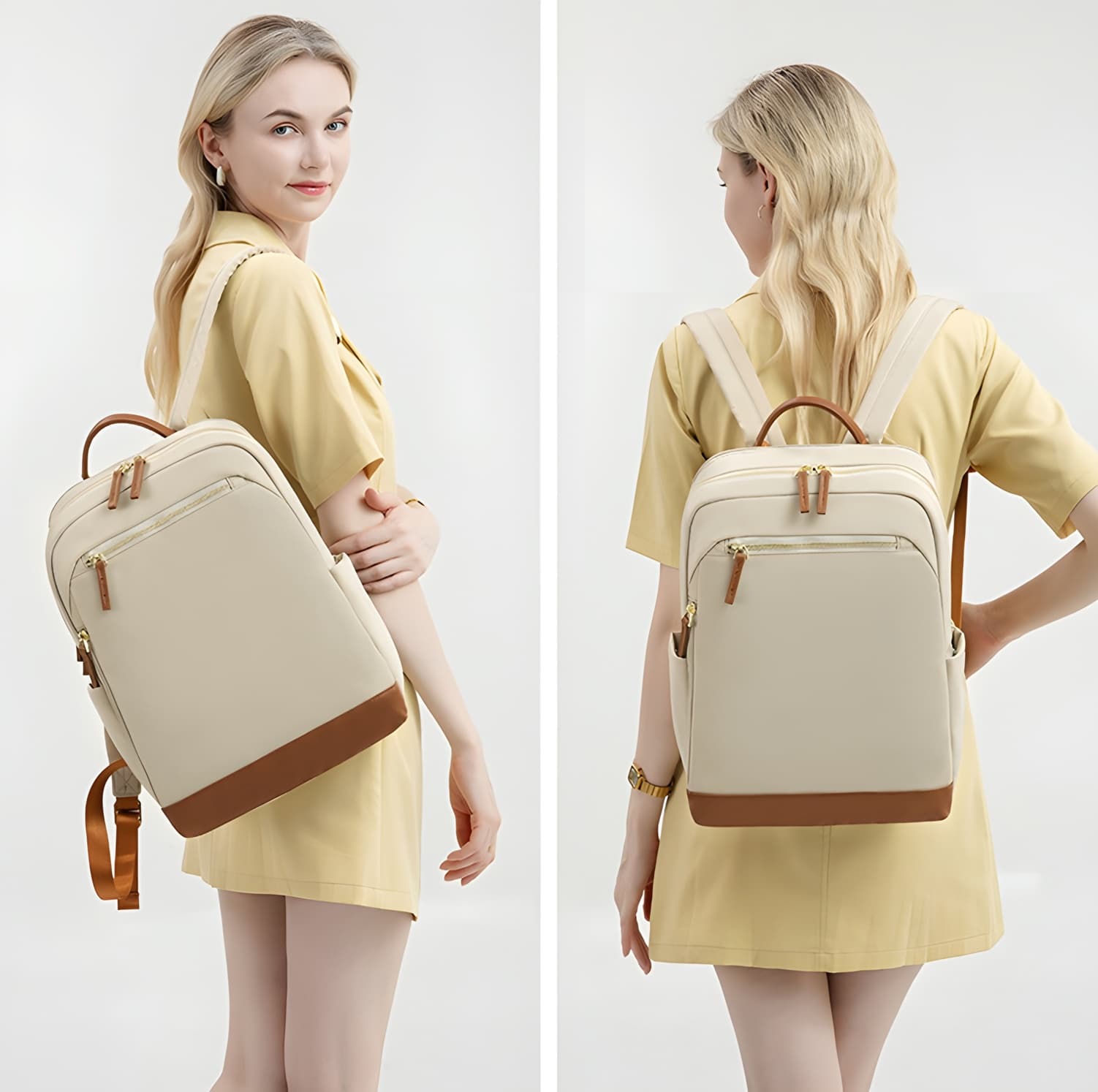 Porto Women's Laptop Backpack with Anti-Theft Back Pocket, photo 17